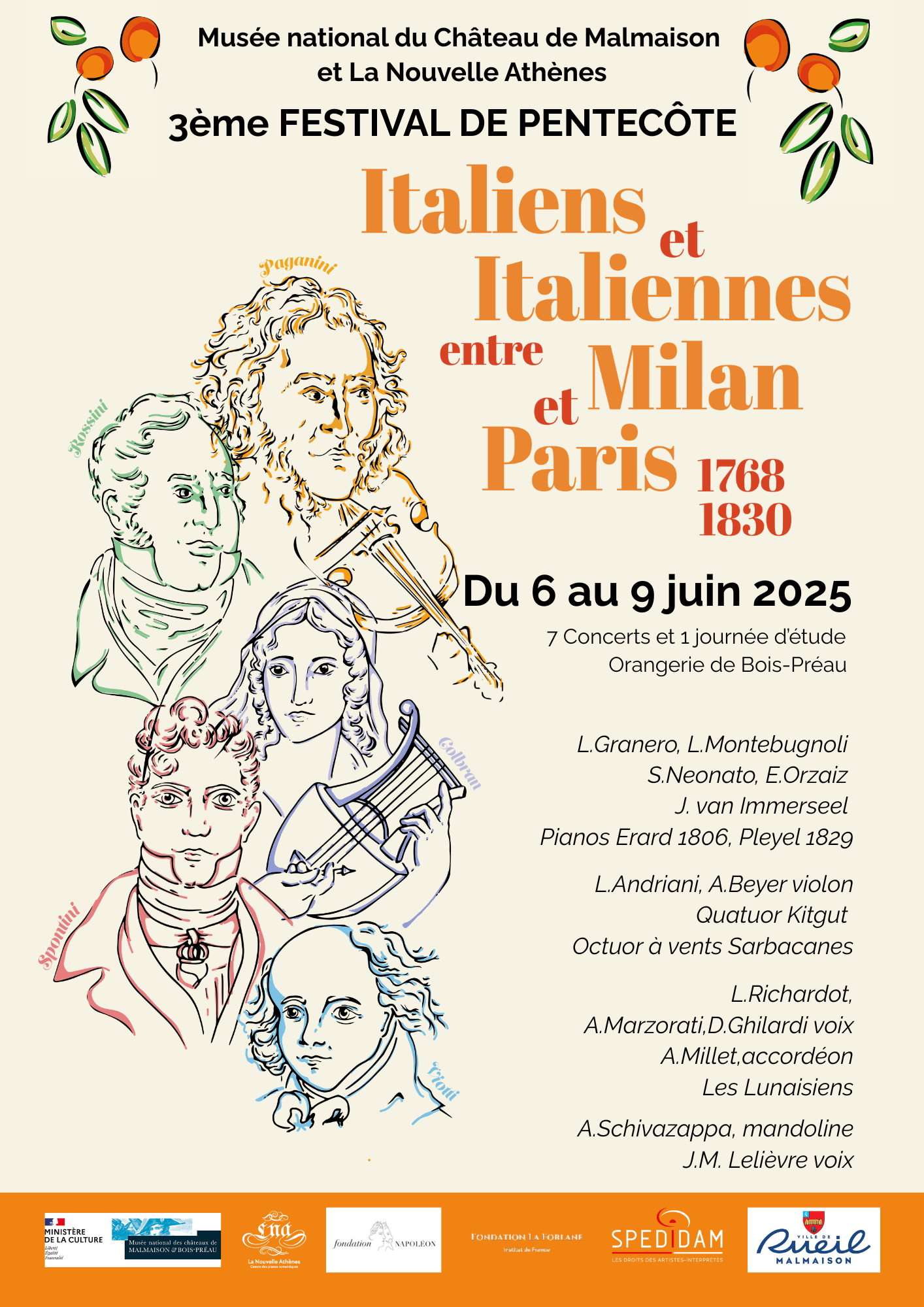 3e Festival de Pentecôte, Les Italiens