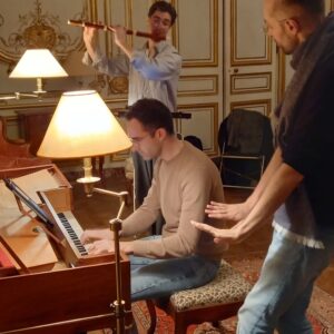 Vincent Canciello flûte et Danilo Mascetti Atelier Luca Montebugnoli